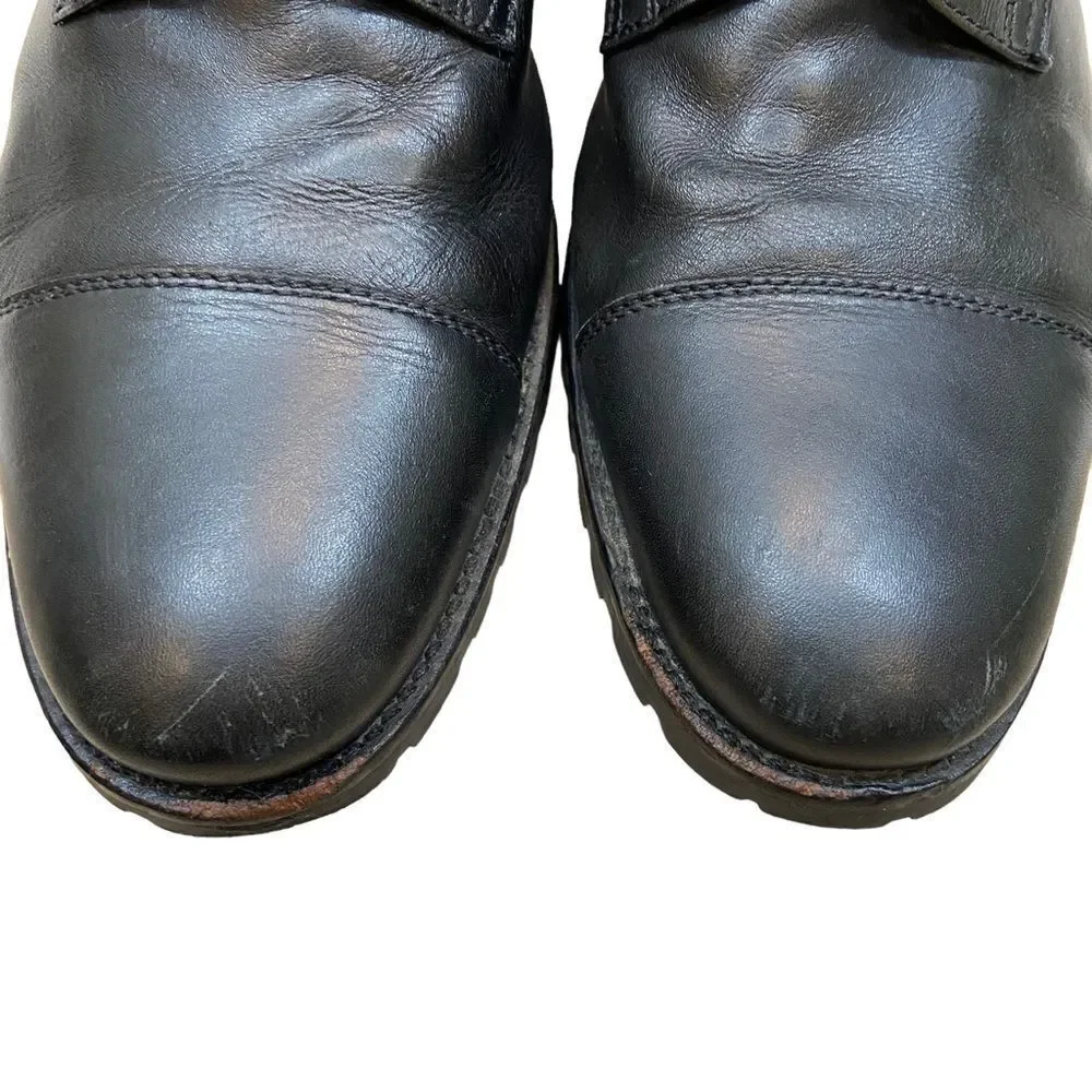 Men’s Blake McKay Bryan Cap Toe‎ Boots Black Size 10.5 Genuine Leather